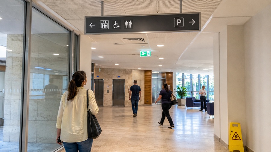 שלטי הכוונה ובטיחות: איך מתכננים מערכת שאנשים באמת מבינים?
